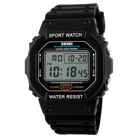 Skmei 1134BKWT Black-White — основне зображення