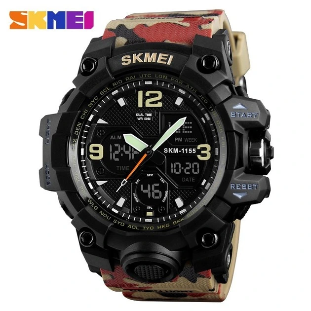 Годинник наручний Skmei 1155BCMRD Red Camo — Skmei