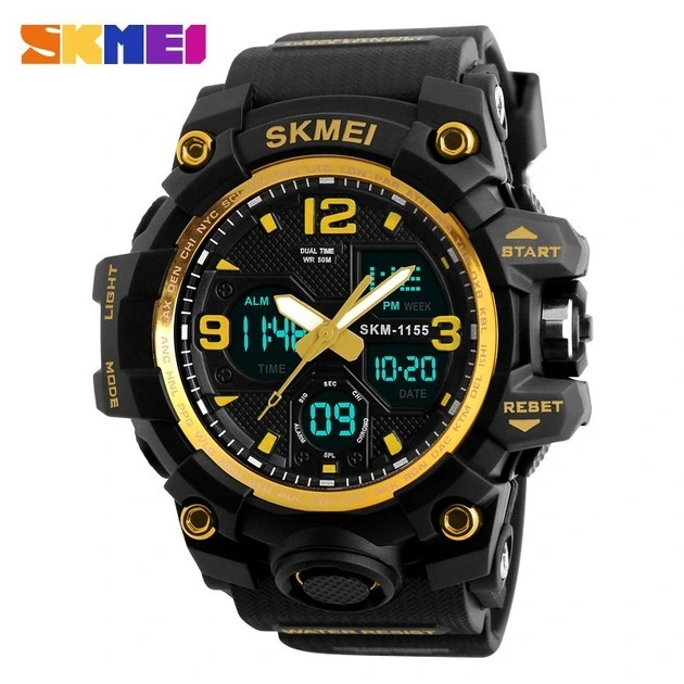 Годинник наручний Skmei 1155BGD Gold — Skmei