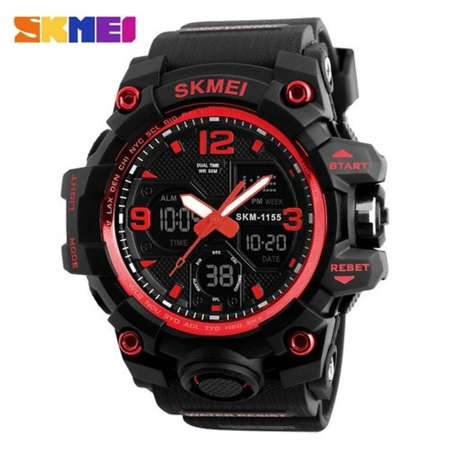 Годинник наручний Skmei 1155BRD Red
