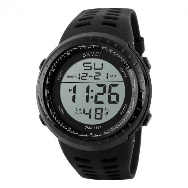 Годинник наручний Skmei 1167BK Black — Skmei