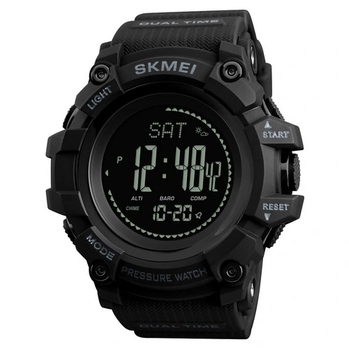 Skmei 1358 Black Smart Watch Compass — Skmei