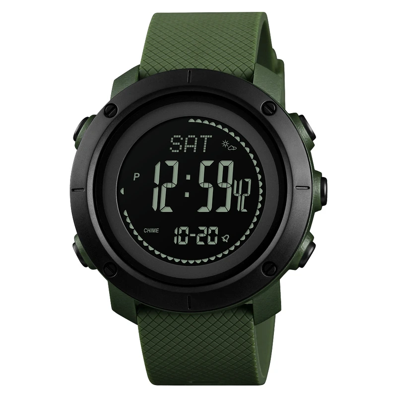 Skmei 1427AG Army Green + Compass — Skmei