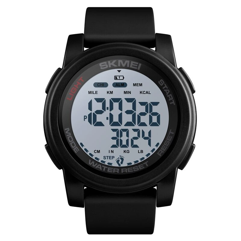 Skmei 1469BKWT Black STOPPED
