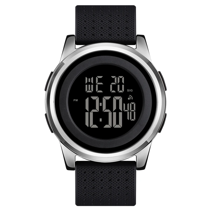 Skmei 1502SI Black-Silver