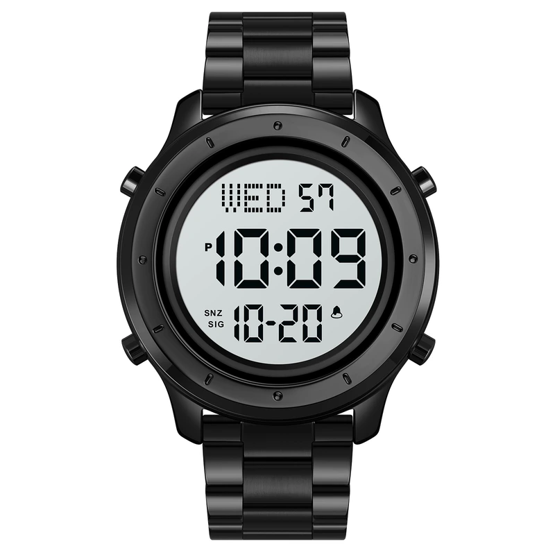 Skmei 1864SBKWT Black-White Steel