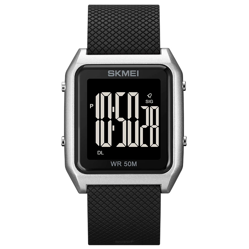 Skmei 1866SIBK Silver-Black
