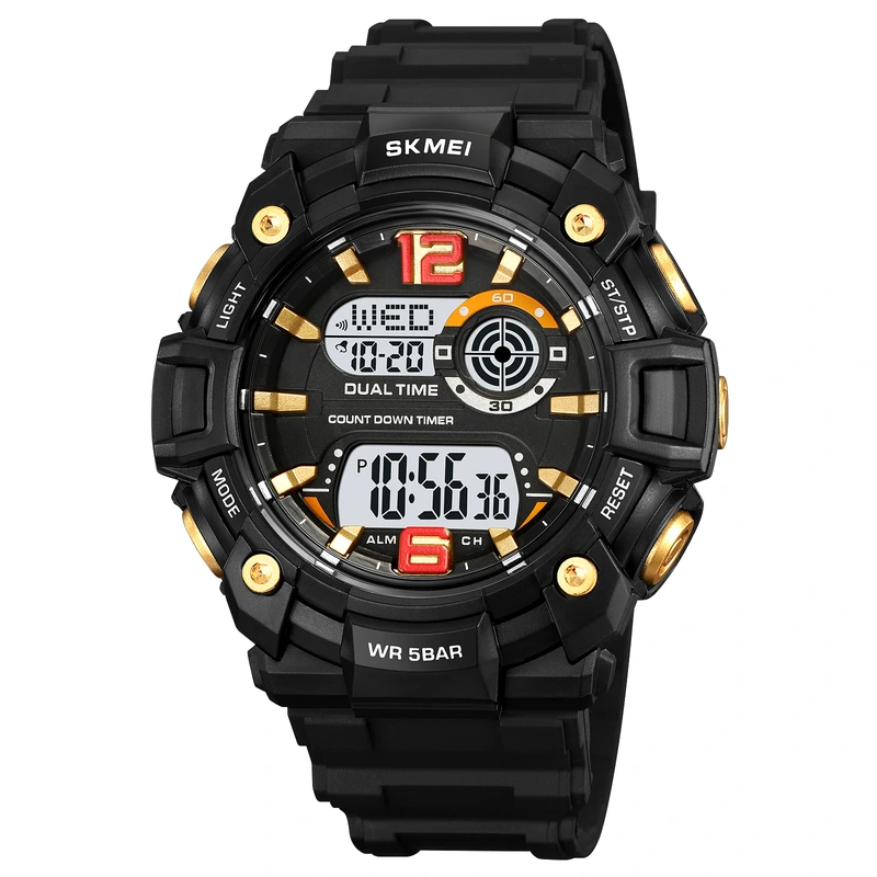 Skmei 2018GDWT Gold-White