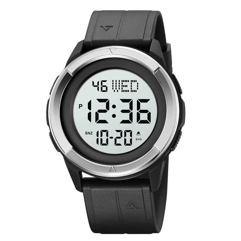 Skmei 2047BKWT Black-Silver