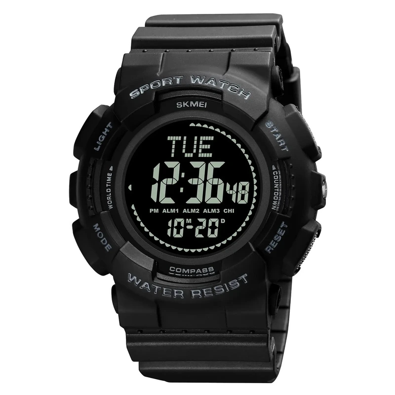 Skmei 2077BK Black+Compass — Skmei