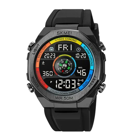 Skmei 2209CLBK Colorful-Black STOPPED