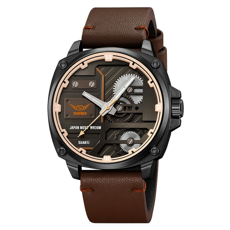 Чоловічий годинник Skmei 2289BKBN Black-Brown — Skmei
