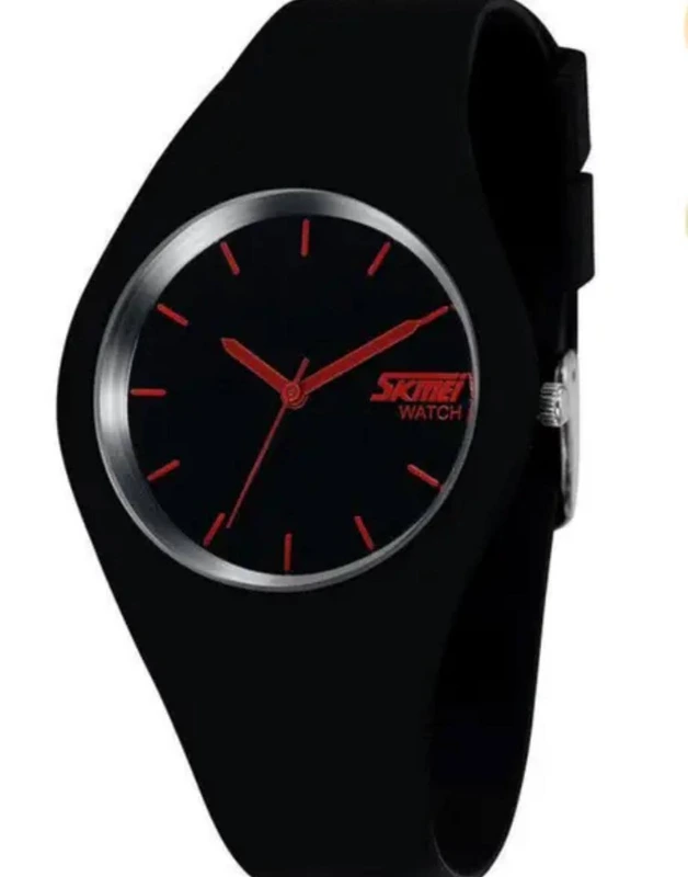 Годинник наручний Skmei 9068BKRD Black (Red pointer) — Skmei