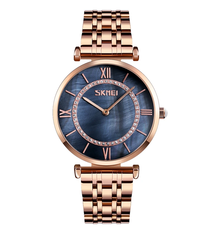 Skmei 9198RGBKH-B Rose Gold-Black Men Size