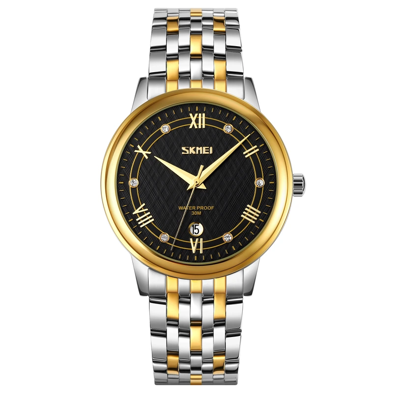 Skmei 9272TGDBK-B Gold/Silver-Black Men