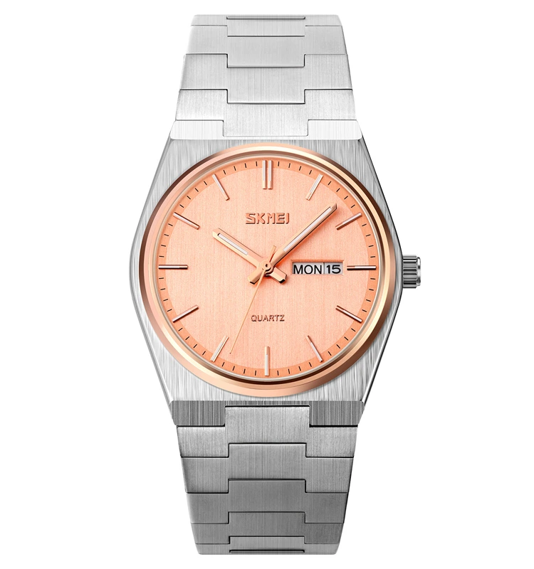 Skmei 9288SIRGRG Silver-Rose Gold-Rose Gold
