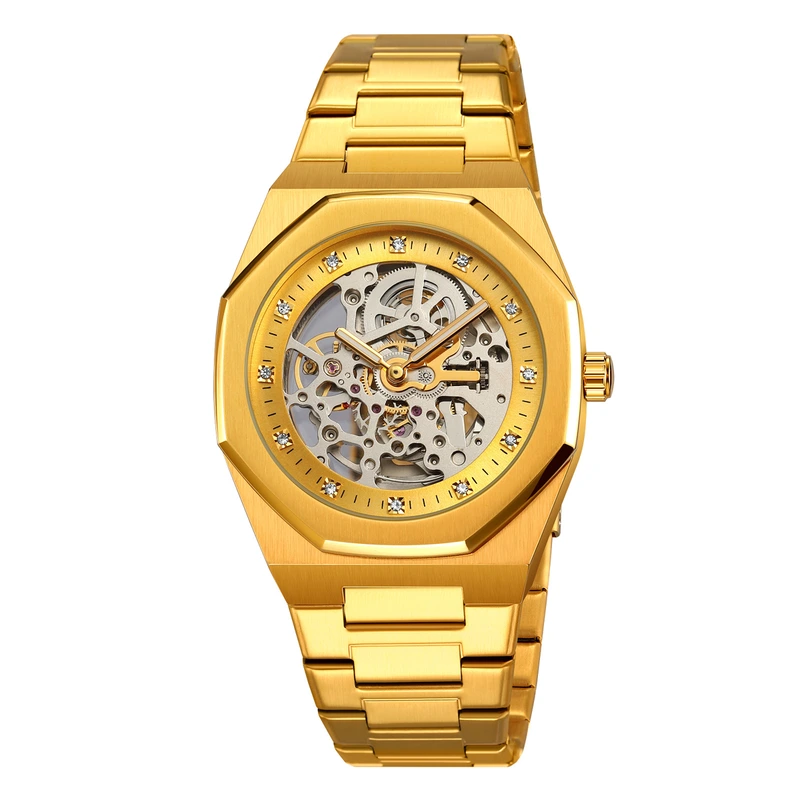 Skmei M034SGD Gold Steel