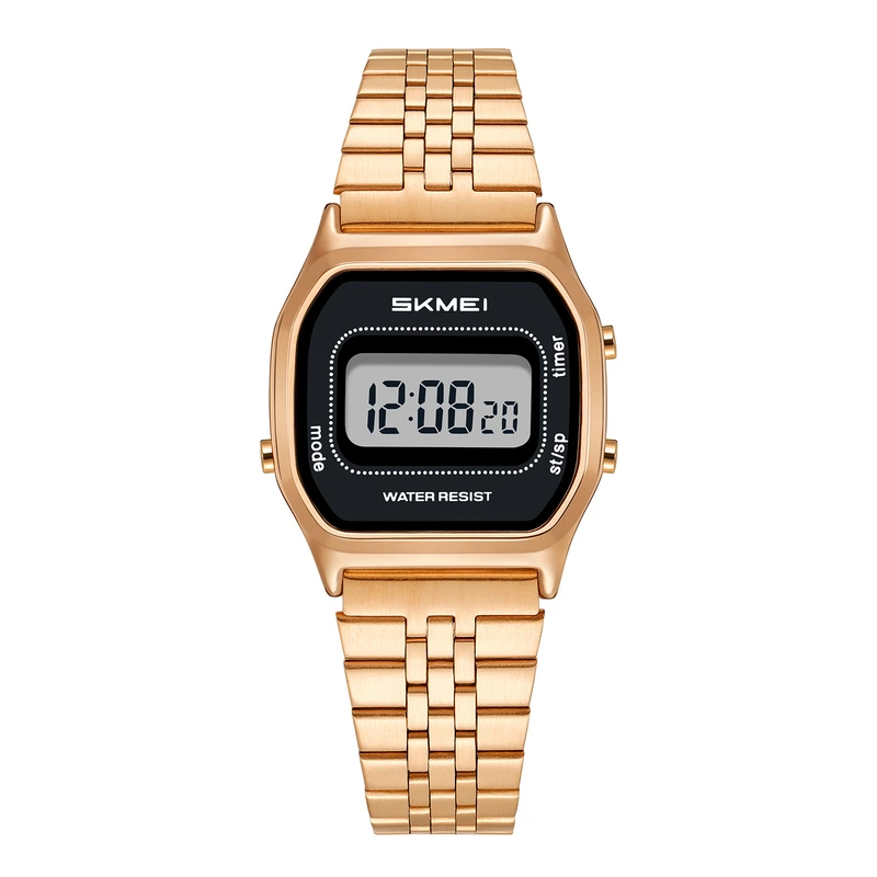 Жіночий годинник Skmei 2651RG Rose Gold у кольорі рожеве золото з металевим браслетом — Skmei