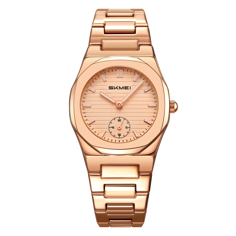 Жіночий наручний годинник Skmei 2681RGRG Rose Gold-Rose Gold у кольорі рожеве золото — Skmei