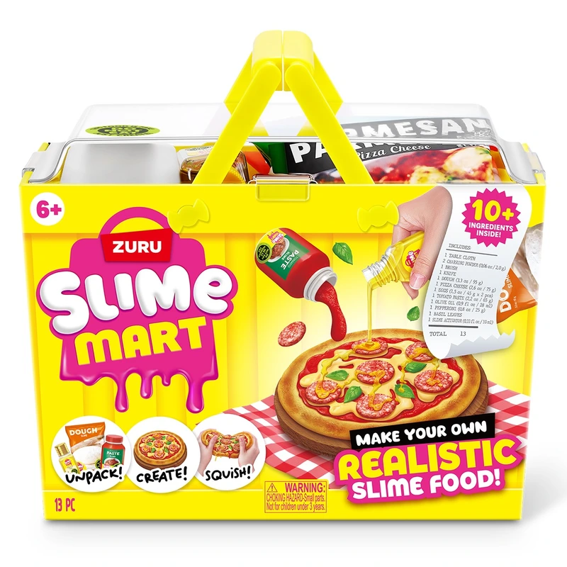 Ігровий набір зі слаймами SLIME MART серії "Shopping Basket" – ПІЦА — Slime Mart