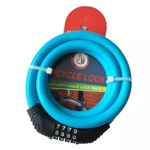 Кодовий велосипедний замок 2809 (12*120 трос)
