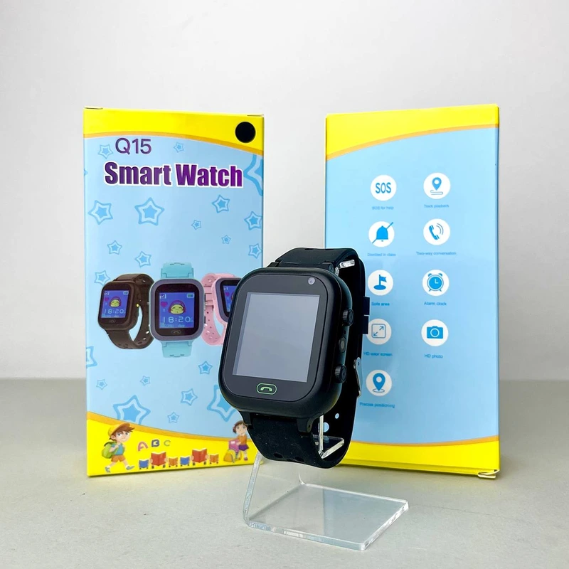 Дитячий годинник Smart Q15 (Чорний)