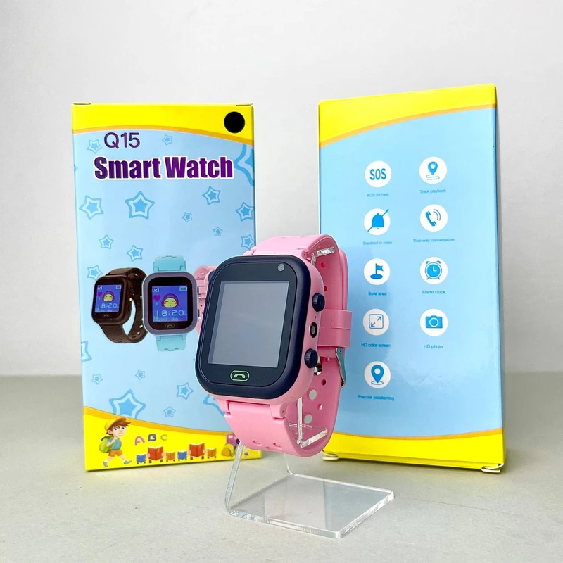 Дитячий годинник Smart Q15 (Рожевий)