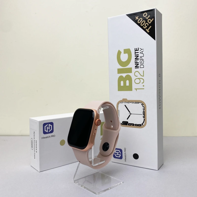 Розумний годинник Smart Watch T500+ (Рожевий)