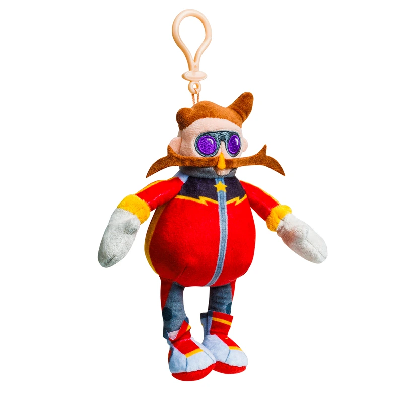М'яка іграшка на кліпсі SONIC PRIME – ДОКТОР ЕҐМАН (15 cm) — Sonic