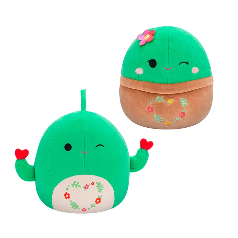 М'яка іграшка SQUISHMALLOWS – ДРУЗІ КАКТУСИ (2 шт, 19 cm)