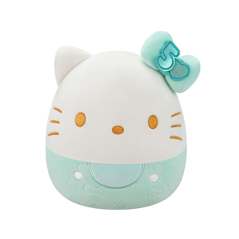 М'яка іграшка SQUISHMALLOWS – ХЕЛОУ КІТТІ У СМАРАГДОВОМУ (20 cm) — Squishmallows