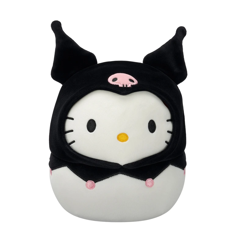 М'яка іграшка SQUISHMALLOWS серії "Хелоу Кітті" - ХЕЛОУ КІТТІ В ОБРАЗІ КУРОМІ (20 cm)