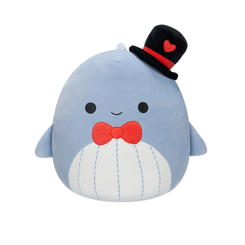 М'яка іграшка SQUISHMALLOWS – СИНІЙ КИТ САМІР (13 cm)