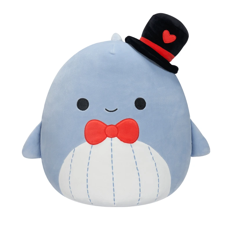 М'яка іграшка SQUISHMALLOWS – СИНІЙ КИТ САМІР (30 cm)