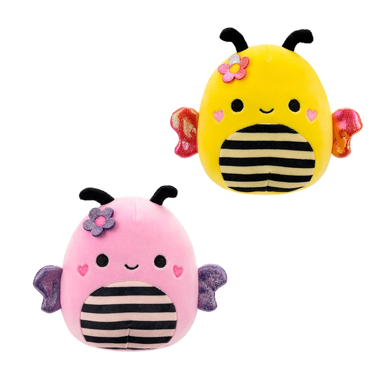 М'яка іграшка SQUISHMALLOWS – ДРУЗІ ДЖМЕЛІ (2 шт, 19 cm) — Squishmallows