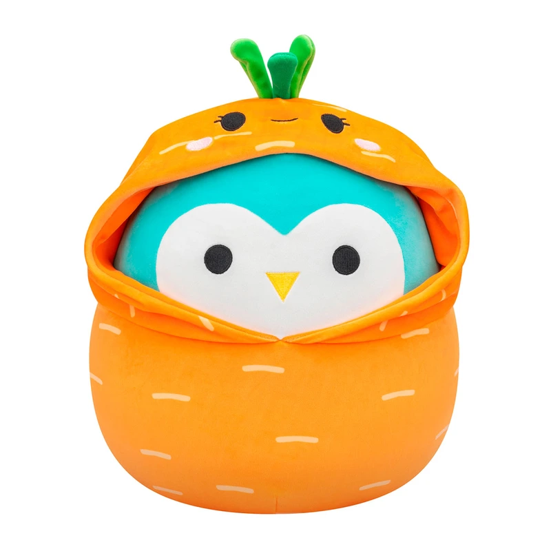 М'яка іграшка SQUISHMALLOWS - СОВА ВІНСТОН (30 cm, у одязі)
