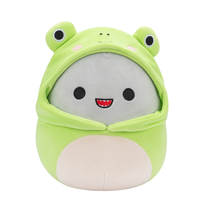 М'яка іграшка SQUISHMALLOWS - АКУЛА ГОРДОН (30 cm, у одязі)