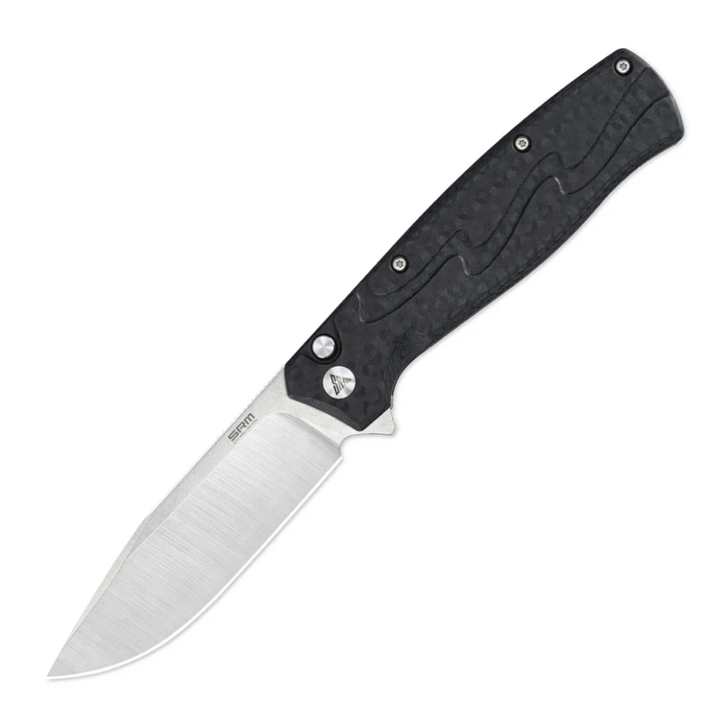 Ніж складаний туристичний SRM 221X-GB (9.2 см) 14C28N / G10 чорний