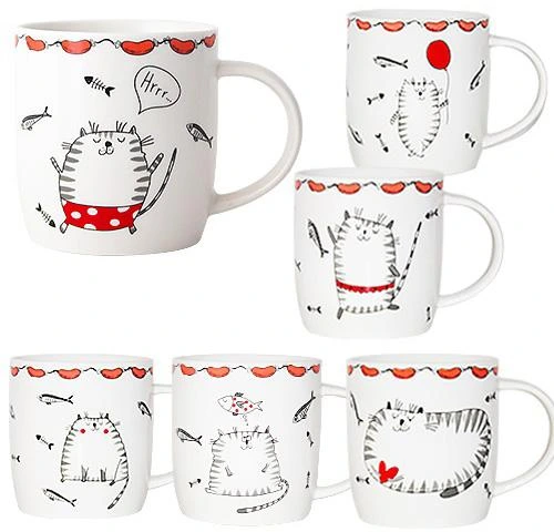 Кружка порцелянова "Cat story" 360мл — S&T