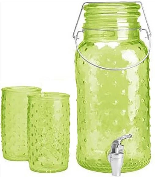 Набір лімонаднік 4000мл і 2 склянки "Кактус" 550мл — S&T