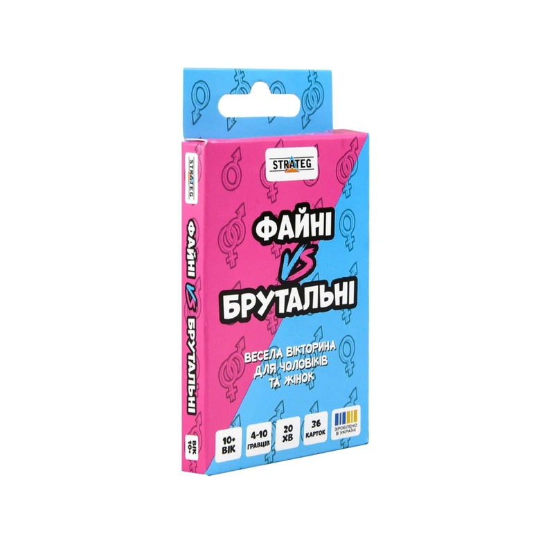 Карткова гра "Файні vs Брутальні" 30953, 36 карток — Strateg