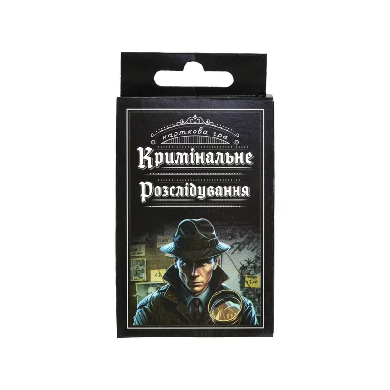 Карткова настільна гра «Кримінальне розслідування» 30418 українською мовою 36 карток — Strateg