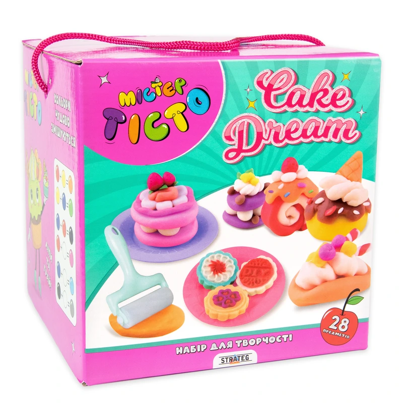 Набір для творчості Містер тісто Cake Dream Strateg українською мовою (41014) — Strateg