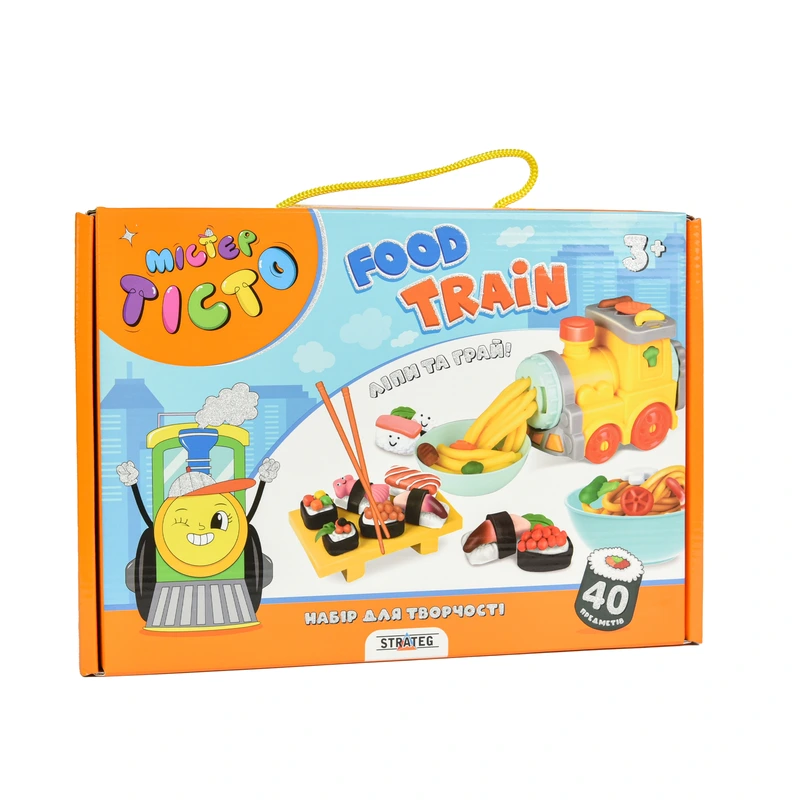 Набір для творчості Містер тісто Food Train Strateg українською мовою (41027)