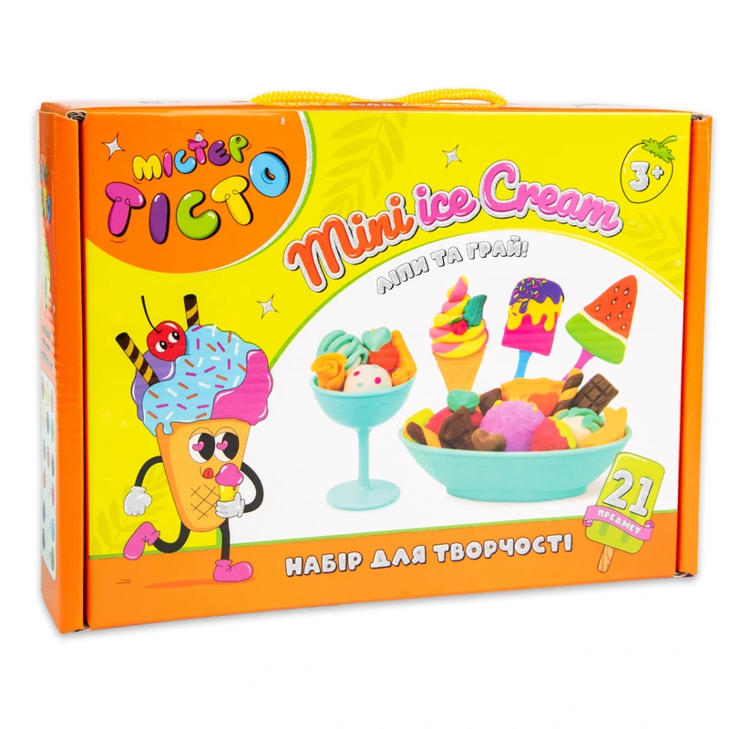 Набір для творчості Містер тісто Mini Cream Strateg українською мовою (41010)