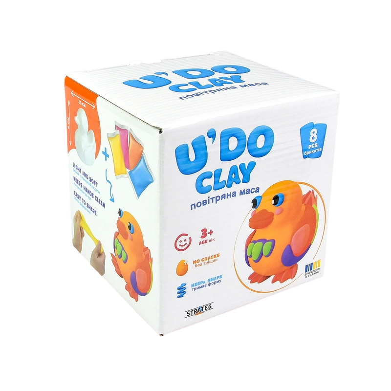 Набір для творчості Strateg "Каченя U'DO Clay" (30749) — Strateg