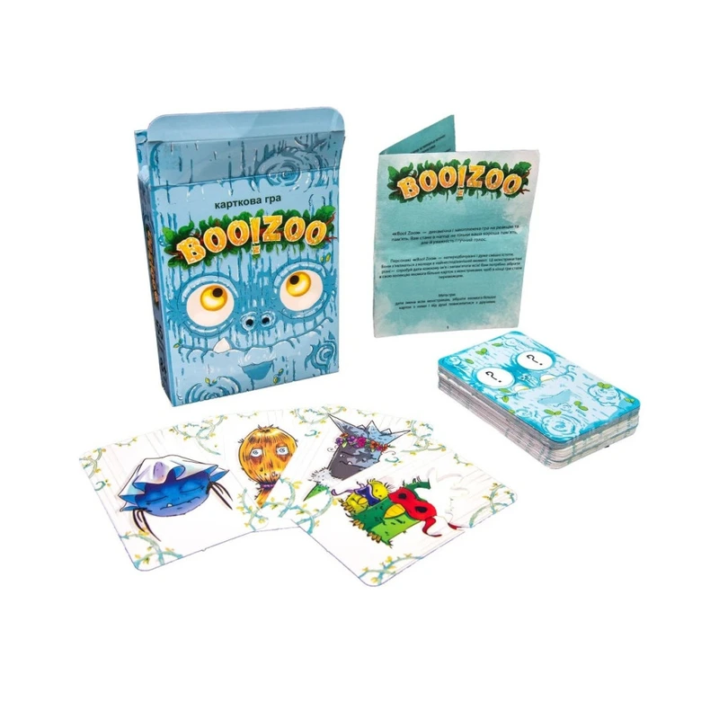Настільна гра "BOO!ZOO" Strateg 30219 українською мовою — Strateg