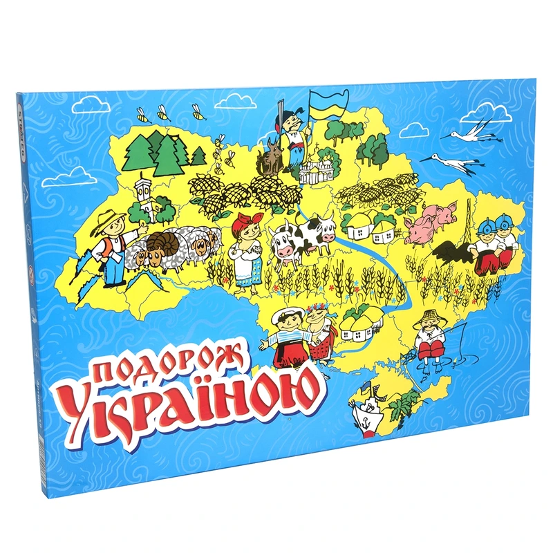Настільна гра Strateg Подорож Україною українською мовою (59) — Strateg