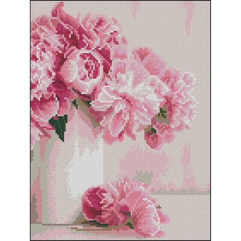 Алмазна мозаїка "Ранковий букет" ZAV3040-25 без підрамника 30х40 см