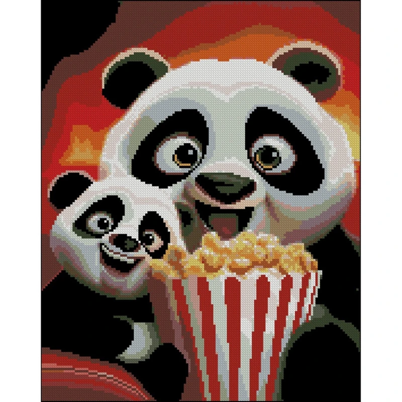 Алмазна мозаїка "У кіно" ZAV4050-14 без підрамника 40х50 см